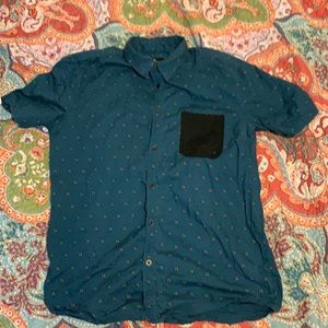 Large slim fit men’s button up